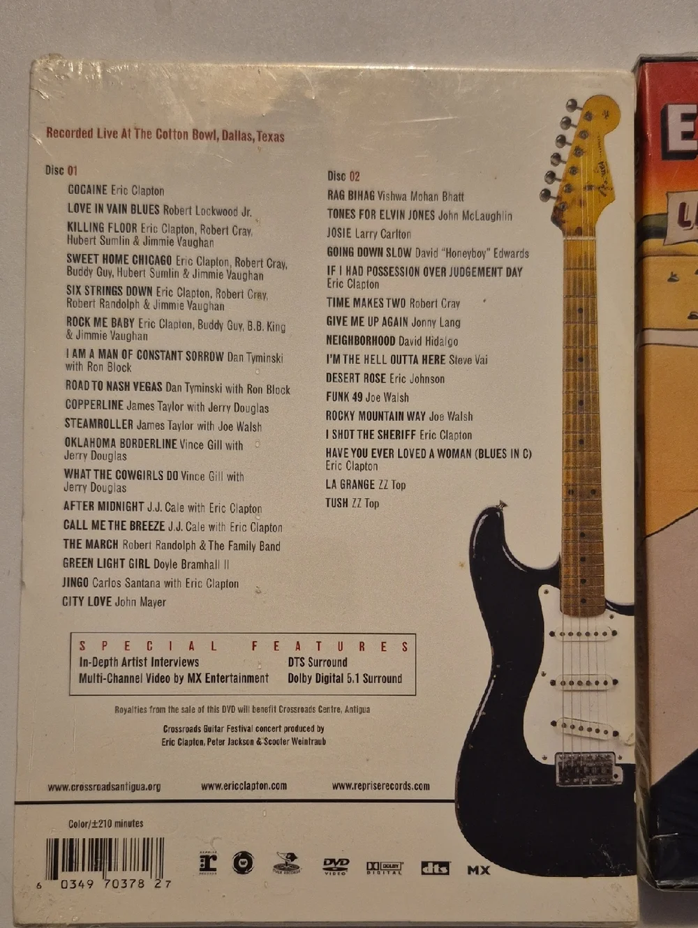Eric Clapton & Friends Live Concert DVD Lot Of 2 - Picture 4 of 5